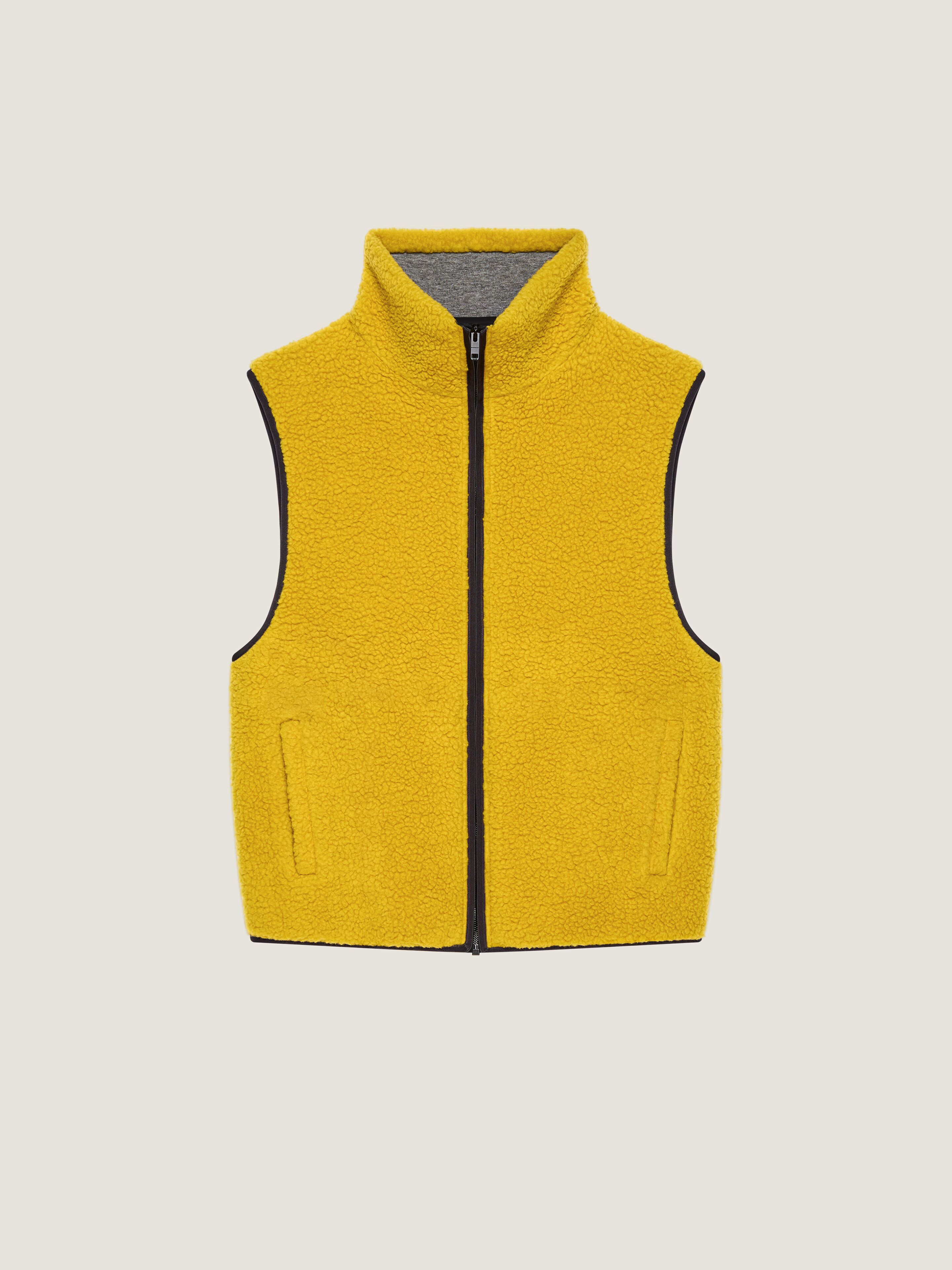 Gilet in wool fleece with GIVENCHY Paris embroidery